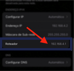 Imagem de rede manual
