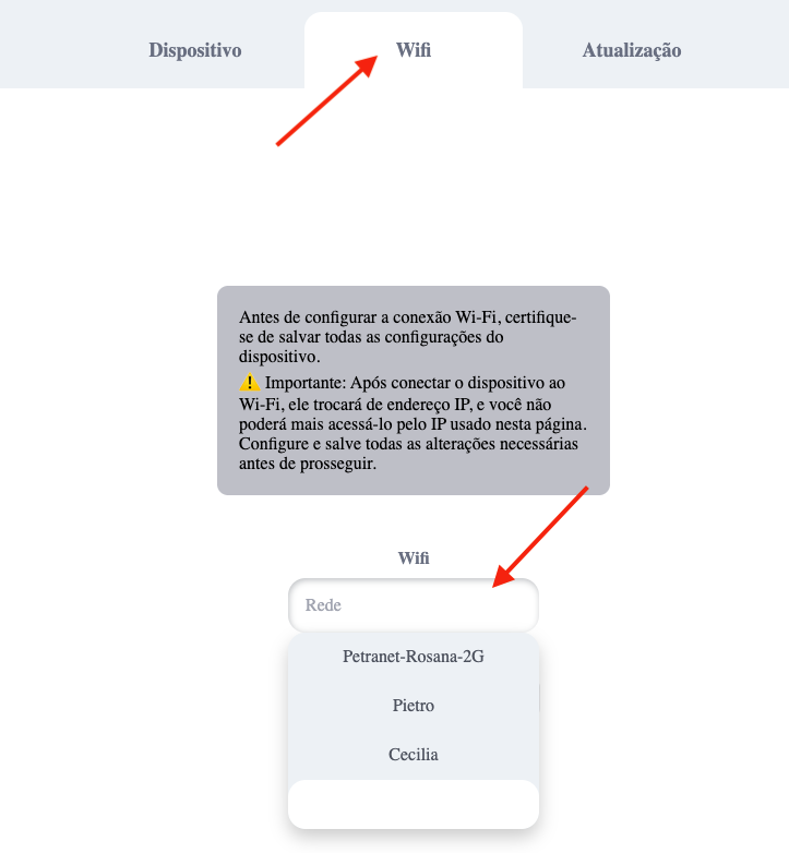 Imagem de rede manual