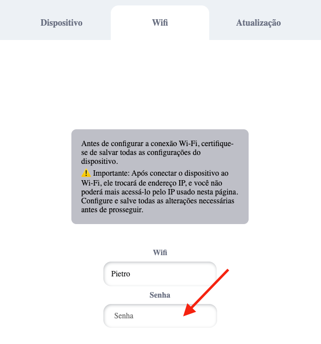 Imagem de rede manual