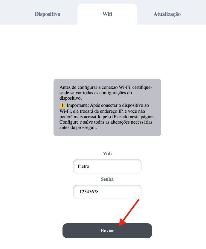 Imagem de rede manual